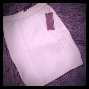 Stretta Bandage White Skirt